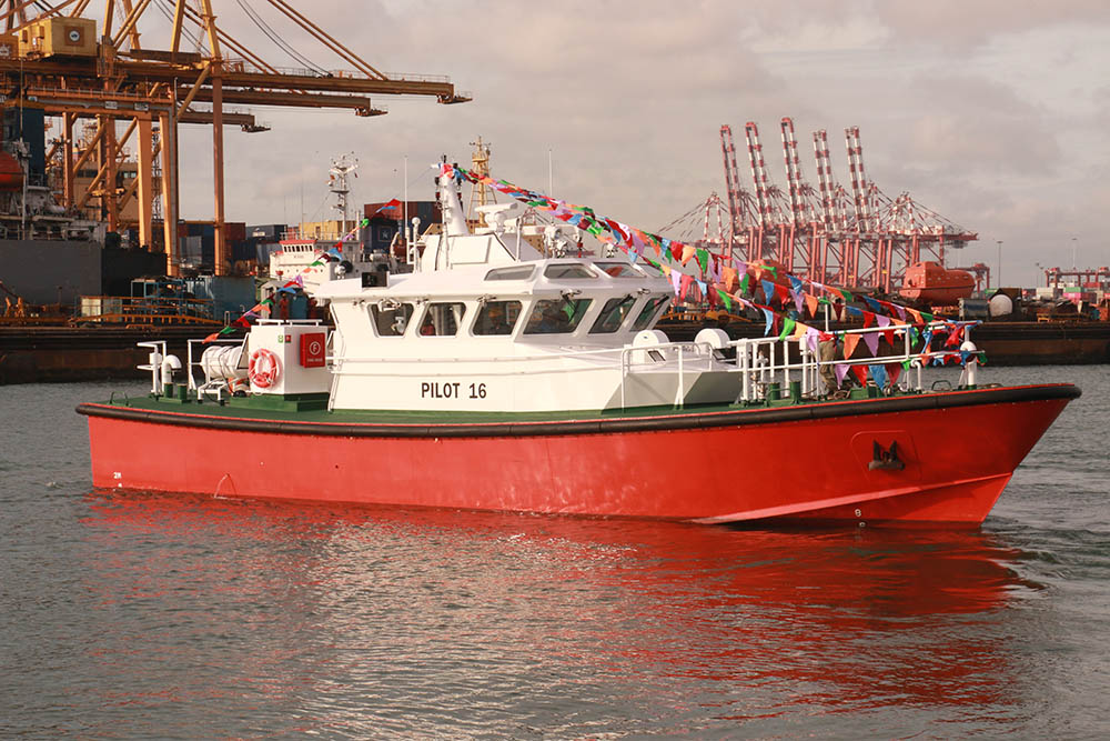 COLOMBO DOCKYARD DELIVERS TWO PILOT LAUNCHES BUILT FOR  SRI LANKA PORTS AUTHORITY